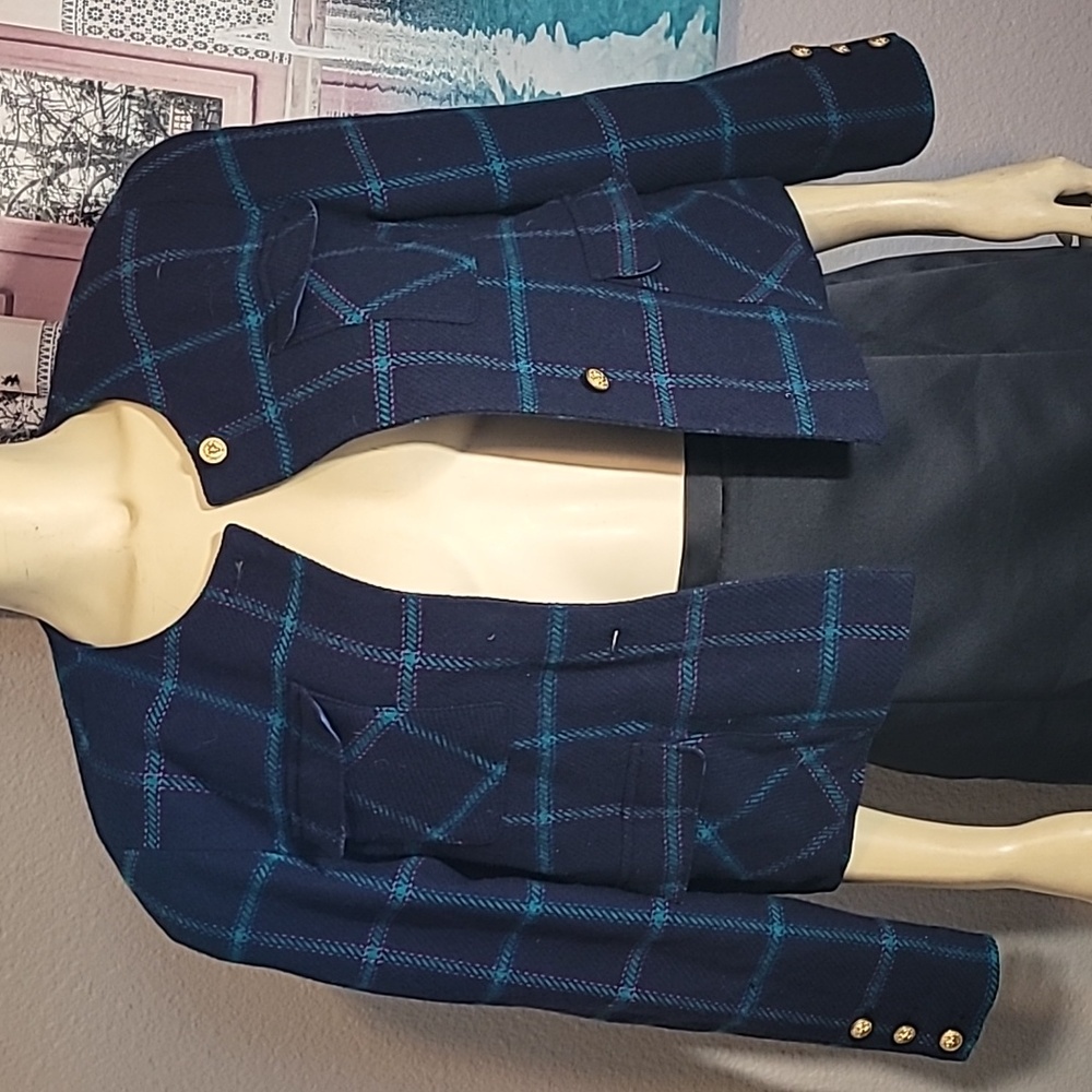 Vintage Pendleton wool knit jacket S hand tailored chic
